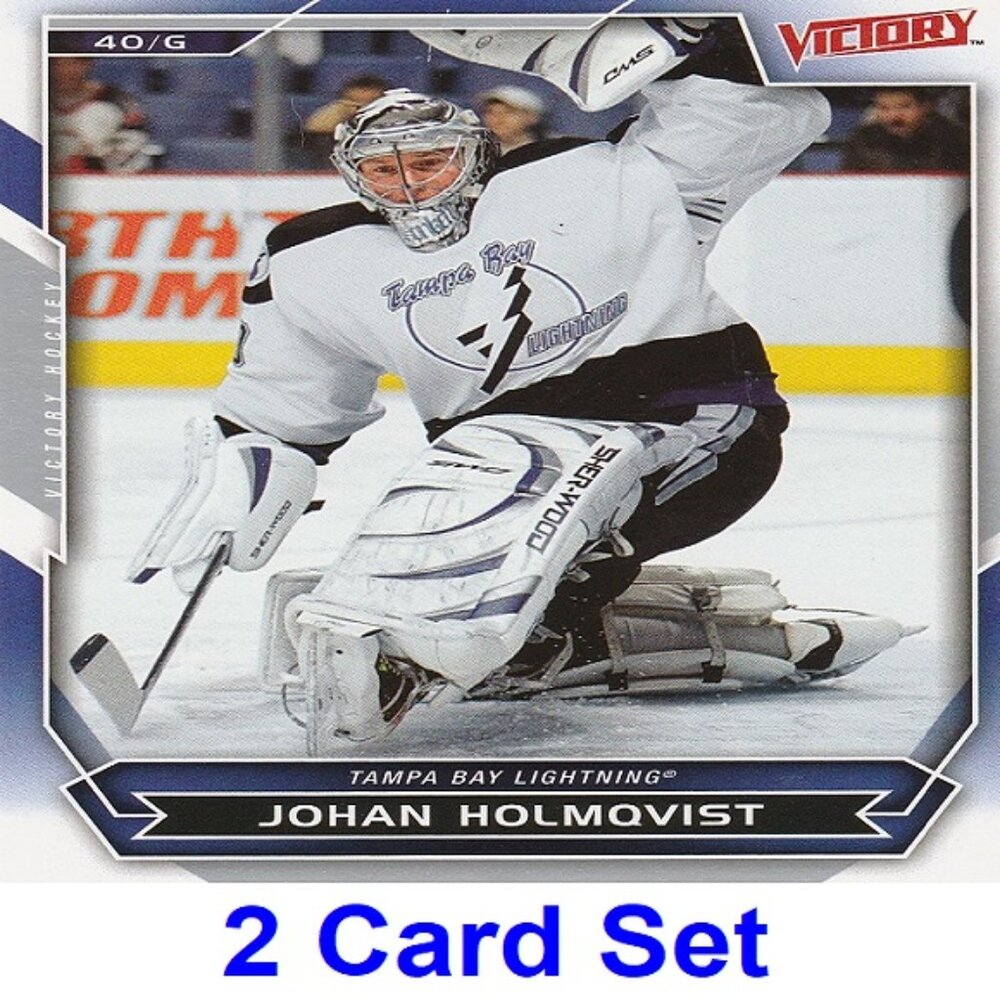Johan Holmqvist Hockey Card Collection